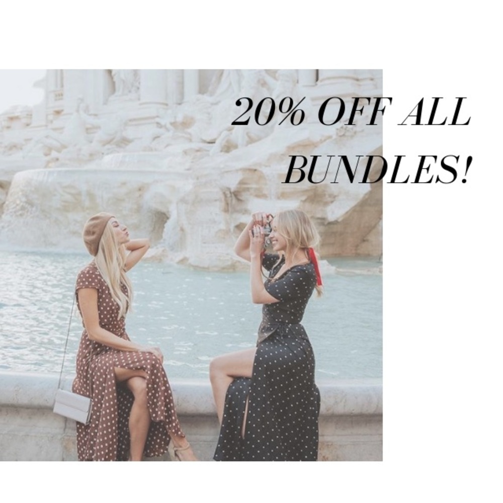 Bundle 2+ items for 20% off 🤩